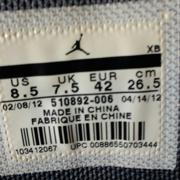 Jordan Flight 23 low grey mens sneakers 8.5 - Picture 10 of 15